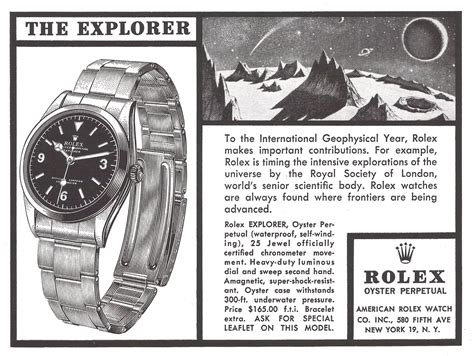 rolex explorer 1950s|rolex explorer model history.